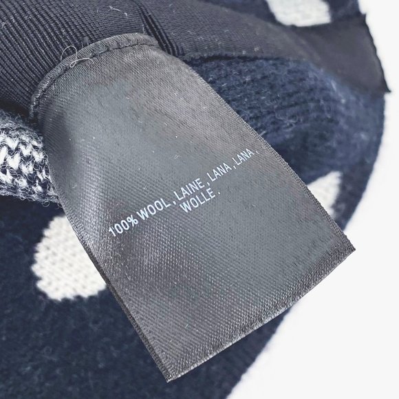 Field Flower Polka Dot Wool Sweater Coat - Picture 8 of 12